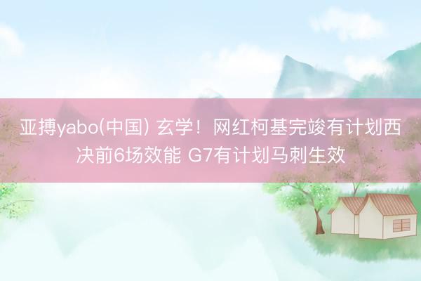 亚搏yabo(中国) 玄学!网红柯基完竣有计划西决前6场效能 G7有计划马刺生效