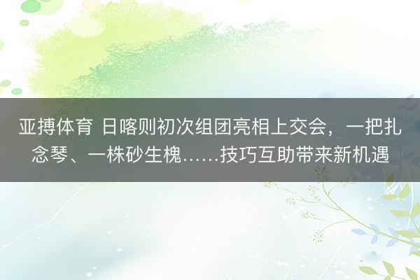 亚搏体育 日喀则初次组团亮相上交会，一把扎念琴、一株砂生槐……技巧互助带来新机遇