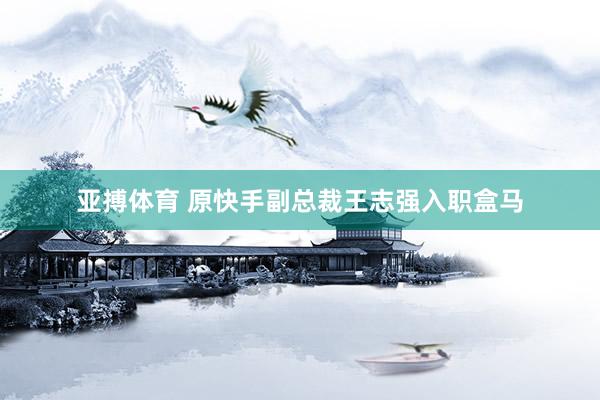 亚搏体育 原快手副总裁王志强入职盒马