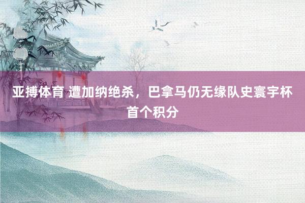 亚搏体育 遭加纳绝杀,巴拿马仍无缘队史寰宇杯首个积分
